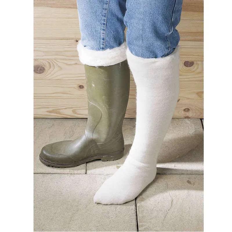 chaussettes fourrure pour bottes