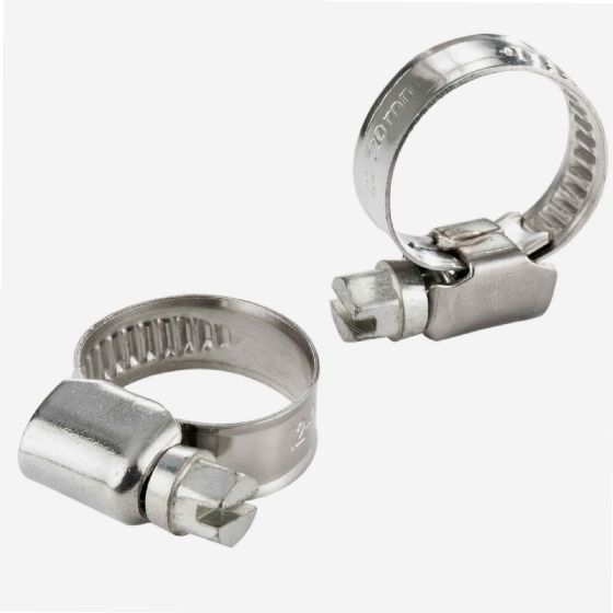 Colliers De Serrage Ressort 6mm - Lot De 100 Pièces En Acier Zingué - Pour Tuyaux Air, Eau, Carburant (DE 4.5-5mm)