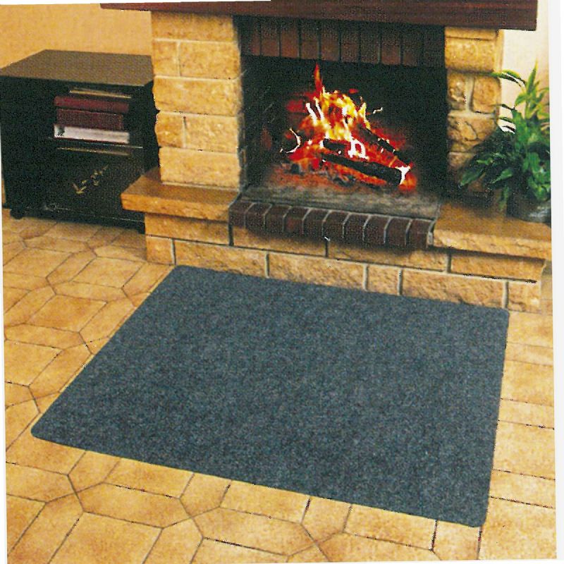 Tapis Rond Ignifuge 50 Cm – Protection Silicone Pour Cheminée De Table | Résistant à 1000°C, Antidérapant